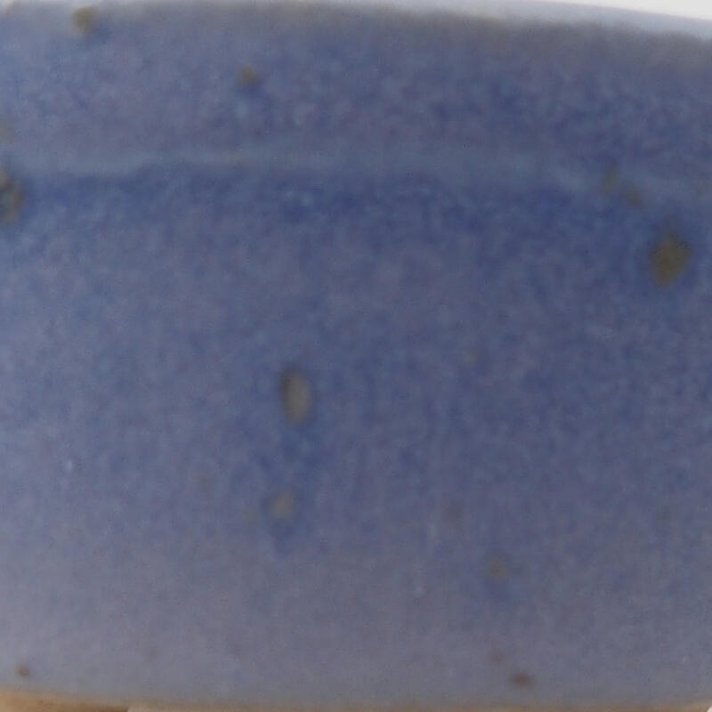 Mini bonsai tál 4 x 4 x 2,5 cm, kék színben