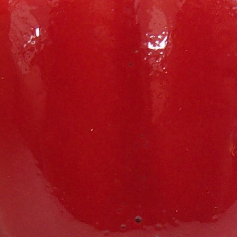 Mini bonsai tál 4 x 4 x 2 cm, piros színben