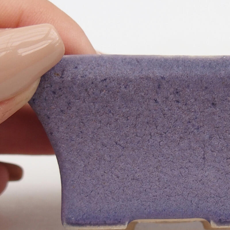 Mini bonsai tál 5,5 x 3,5 x 3 cm, lila színben