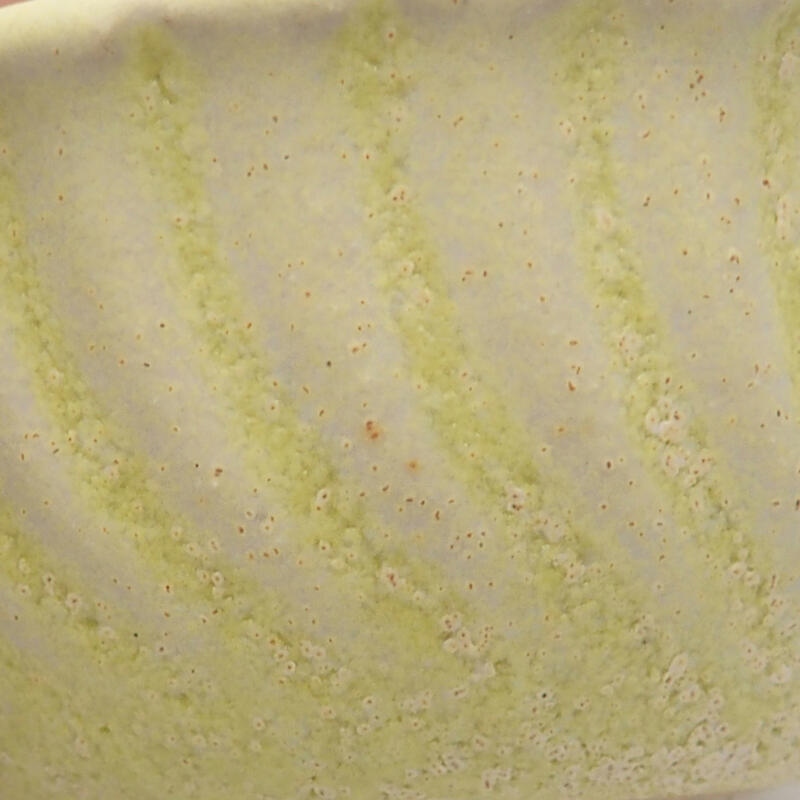 Mini bonsai tál 5,5 x 5,5 x 3 cm, zöld