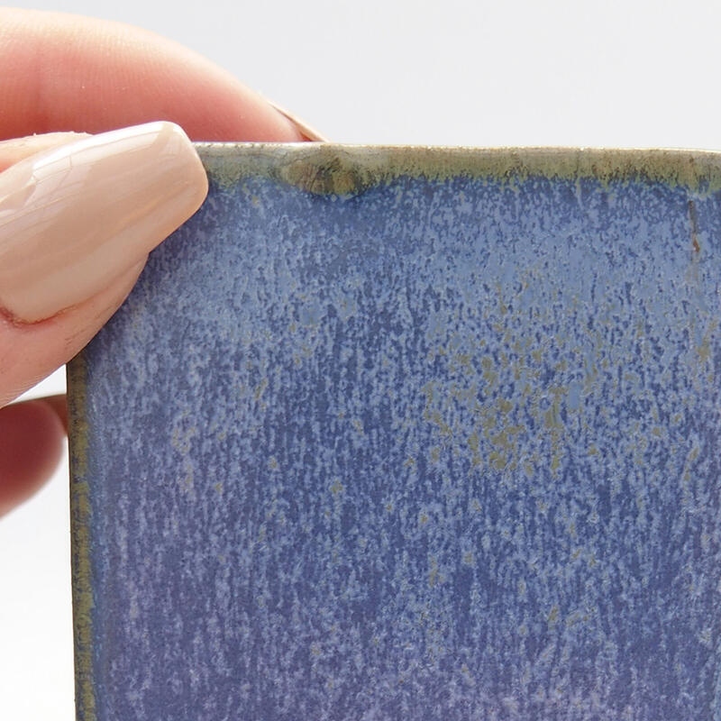 Mini bonsai tál 5,5 x 5,5 x 6,5 cm, kék színben