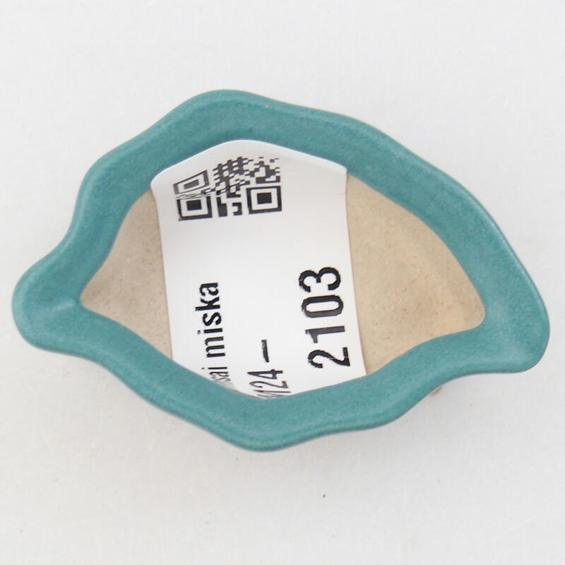 Mini bonsai tál 5 x 3,5 x 2 cm, kék színben