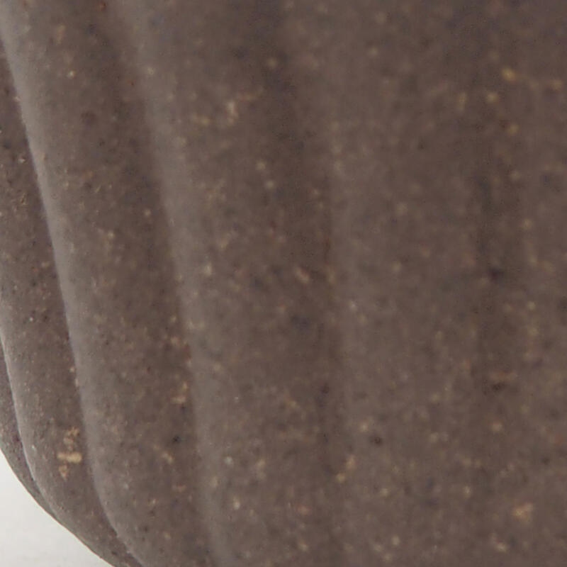 Mini bonsai tál 6,5 x 6,5 x 4 cm, színe barnás okkersárga