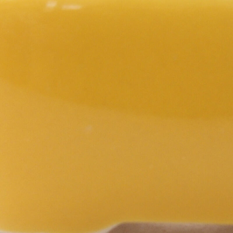 Mini bonsai tál 6 x 4,5 x 2,5 cm, sárga