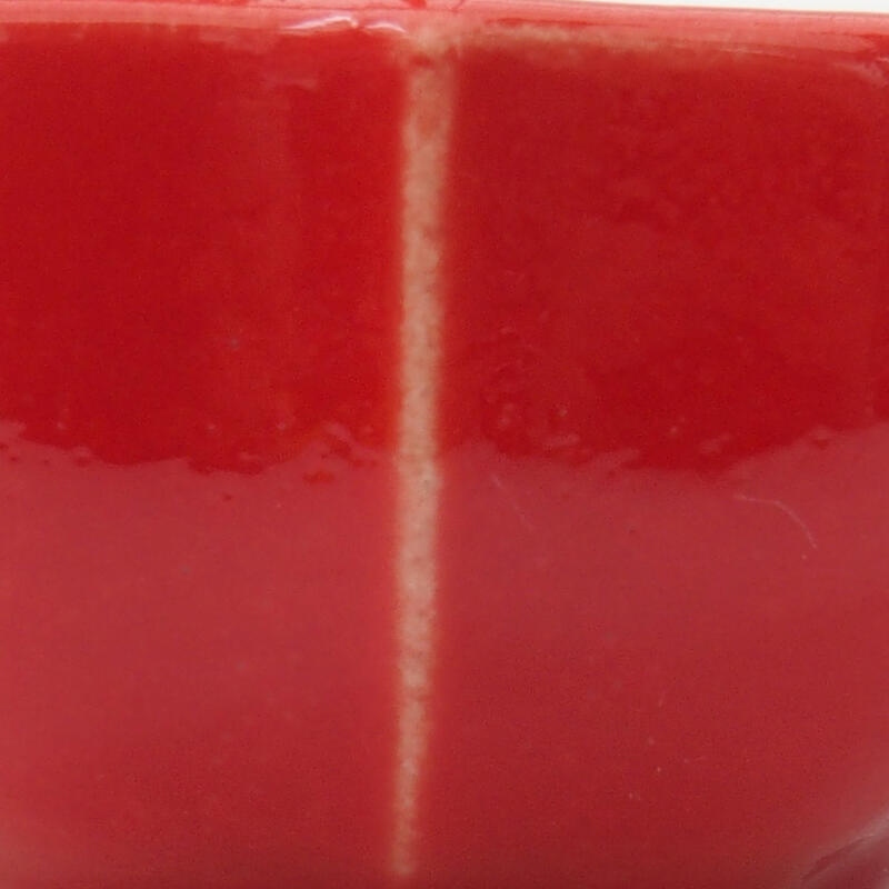 Mini bonsai tál 6 x 6 x 3 cm, piros színben