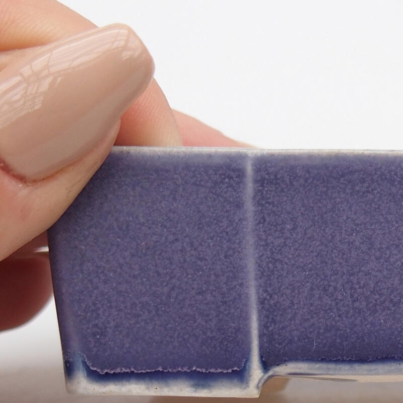 Mini bonsai tál 7,5 x 4,5 x 2,5 cm, lila színű