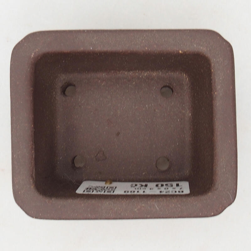 Mini bonsai tál 7,5 x 6 x 4 cm, barna