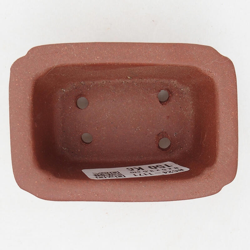 Mini bonsai tál 8 x 5,5 x 4 cm, téglaszínű, tégla színű