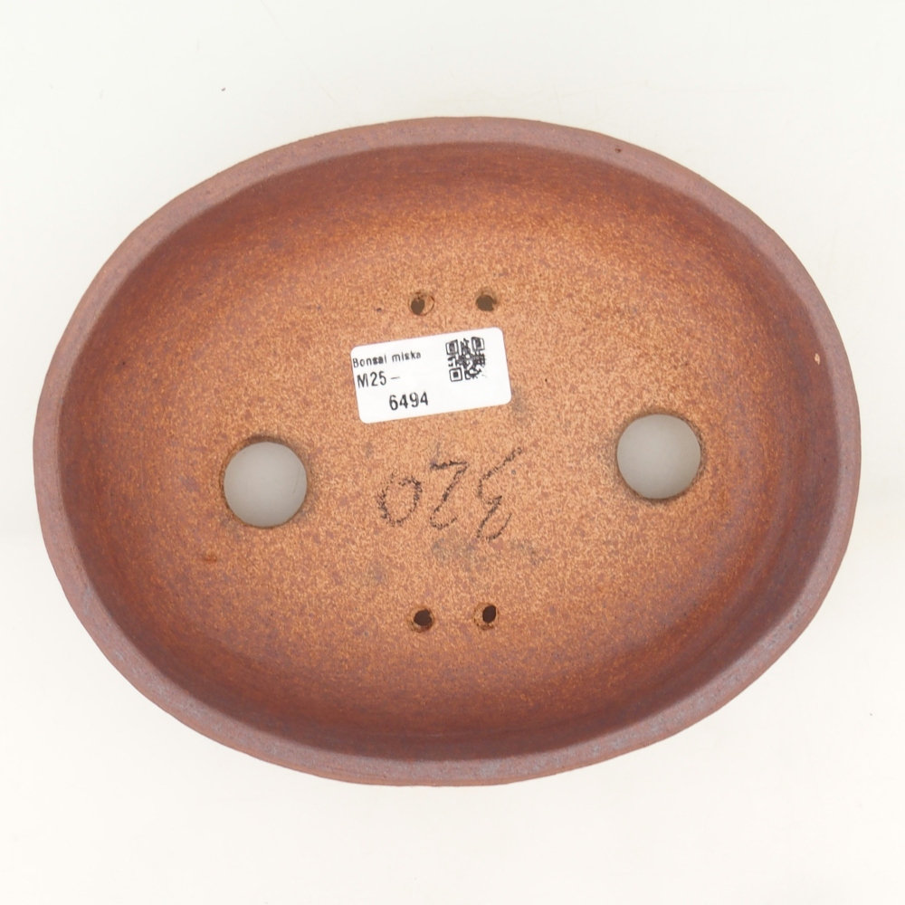 Bonsai tál 19,5 x 16 x 6 cm , fém színű