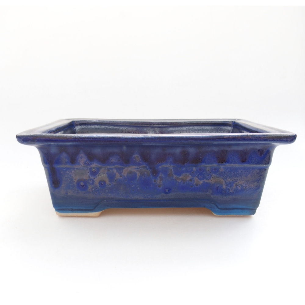 kerámia bonsai tál 22 x 17 x 5 cm, zöld