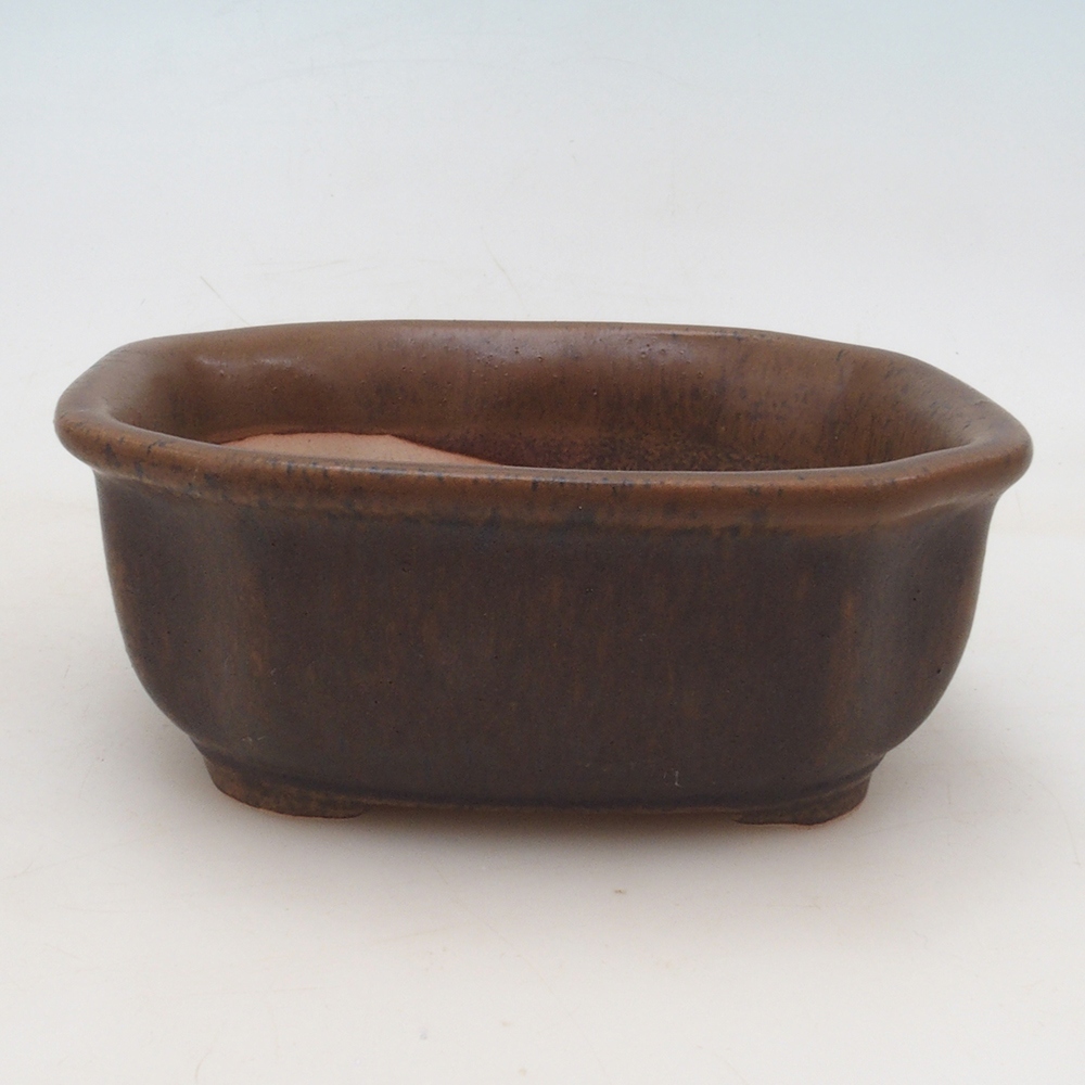 Bonsai tál H31 - 14 x 12 x 5,5 cm. - barna