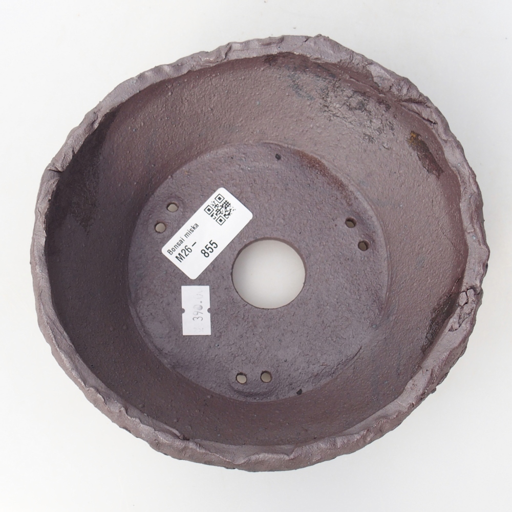 Kerámia bonsai tál 18 x 17 x 6 cm, fém színben