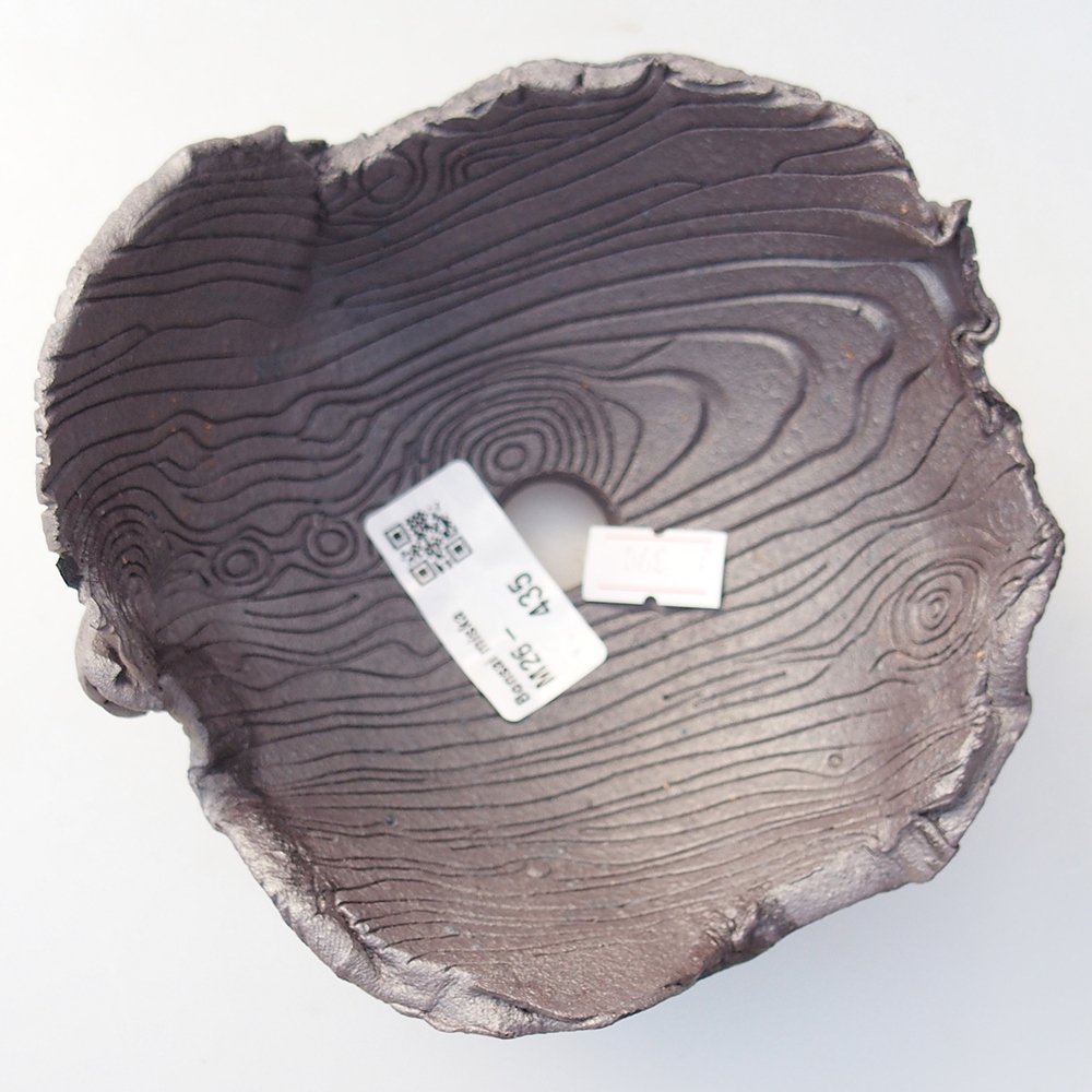 Kerámia kagyló 13,5 x 12,5 x 8,5 cm , metál színű