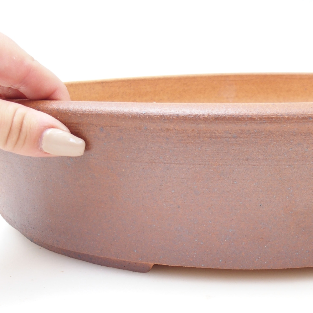 Bonsai tál 38 x 31,5 x 8,5 cm , barna színben