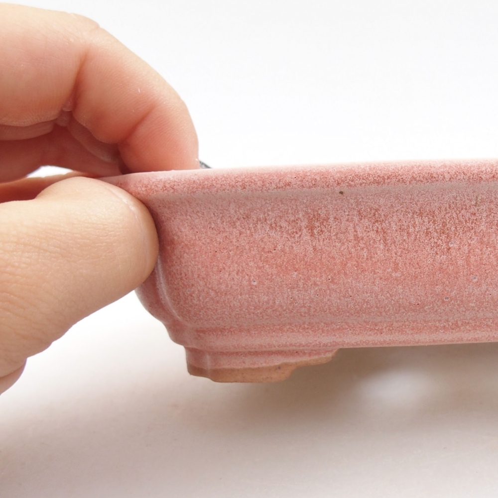 kerámia bonsai tál 22 x 17 x 5 cm, zöld