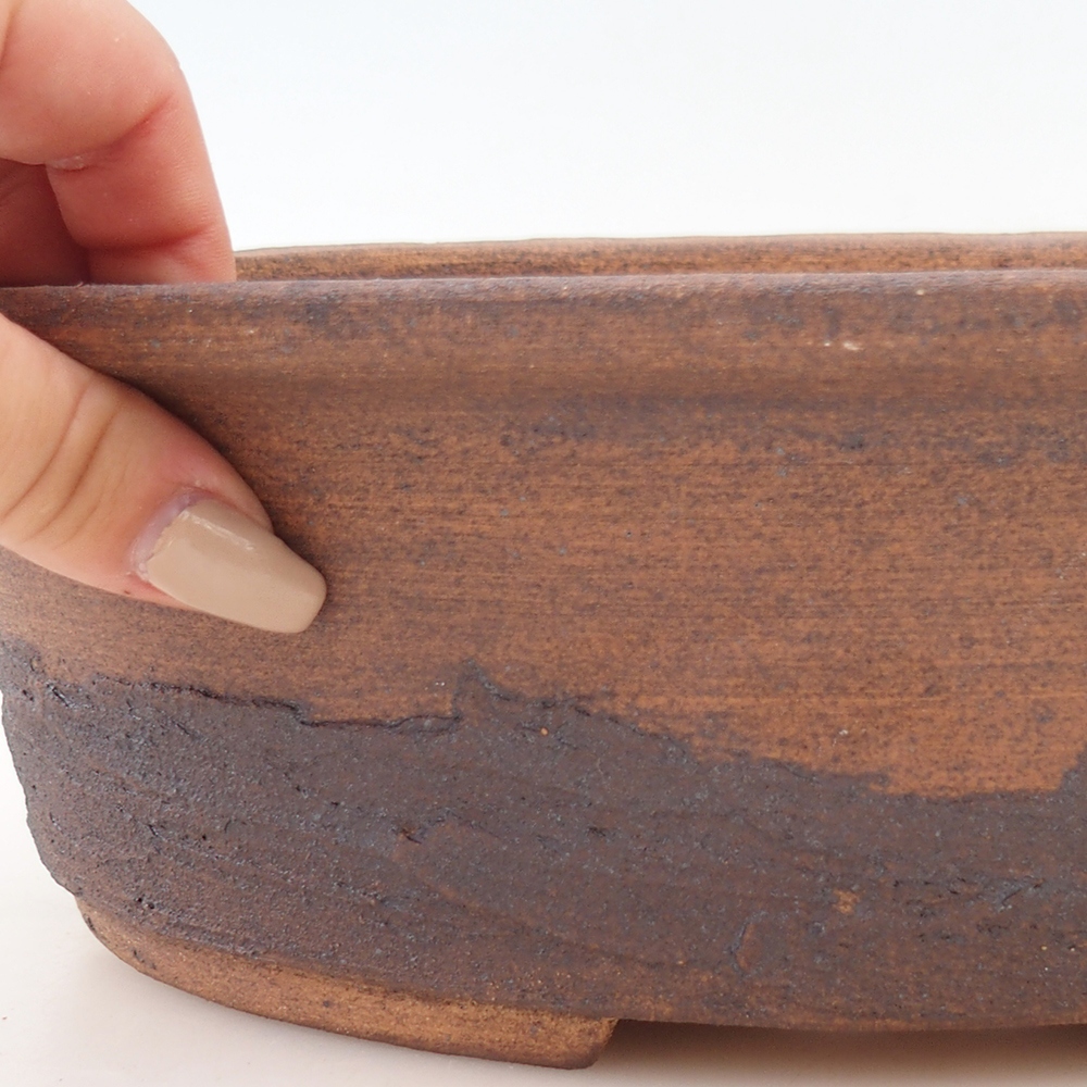Bonsai tál 28,5 x 22 x 8,5 cm , színe barna