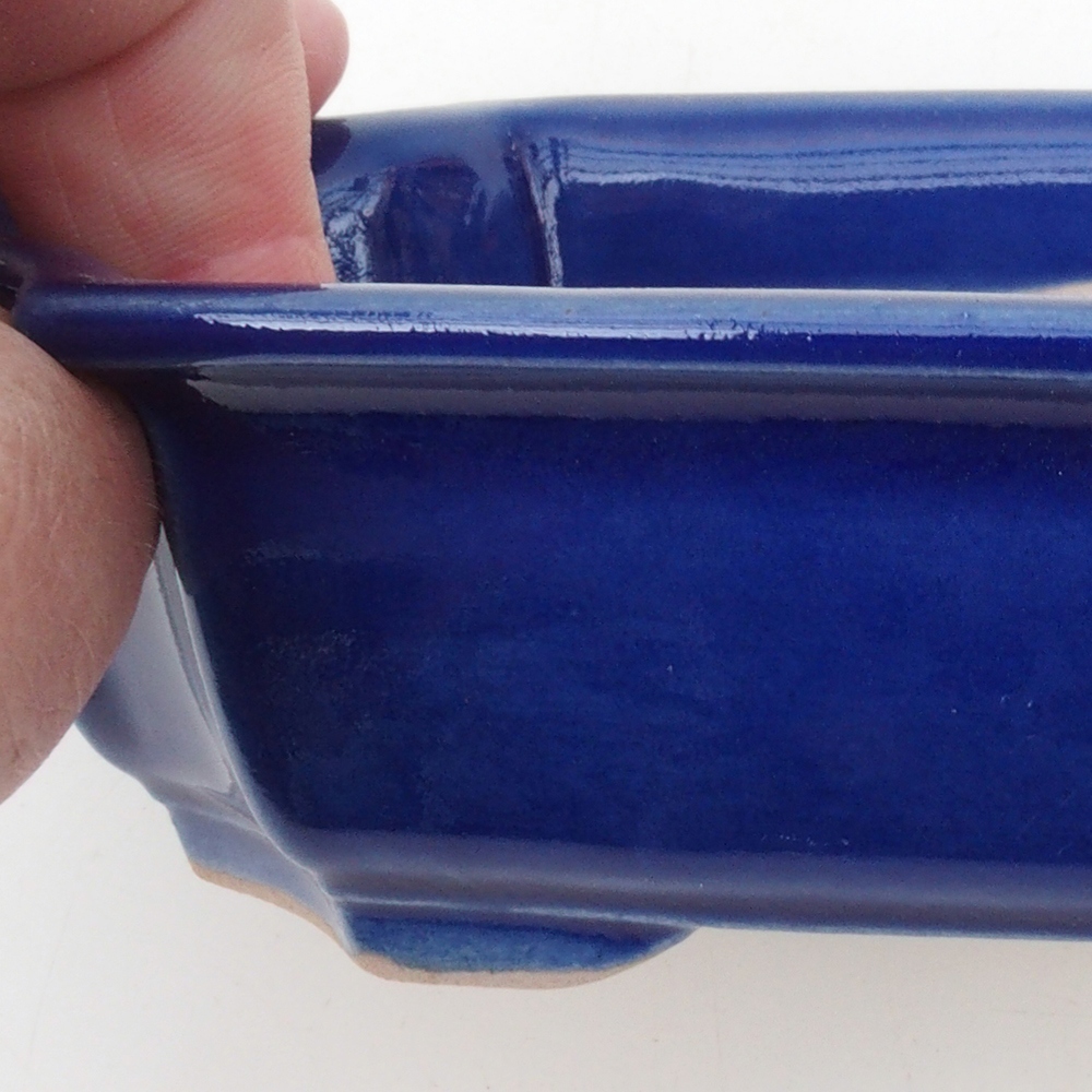 Bonsai tál H17 - 15 x 10 x 4 cm. - kék