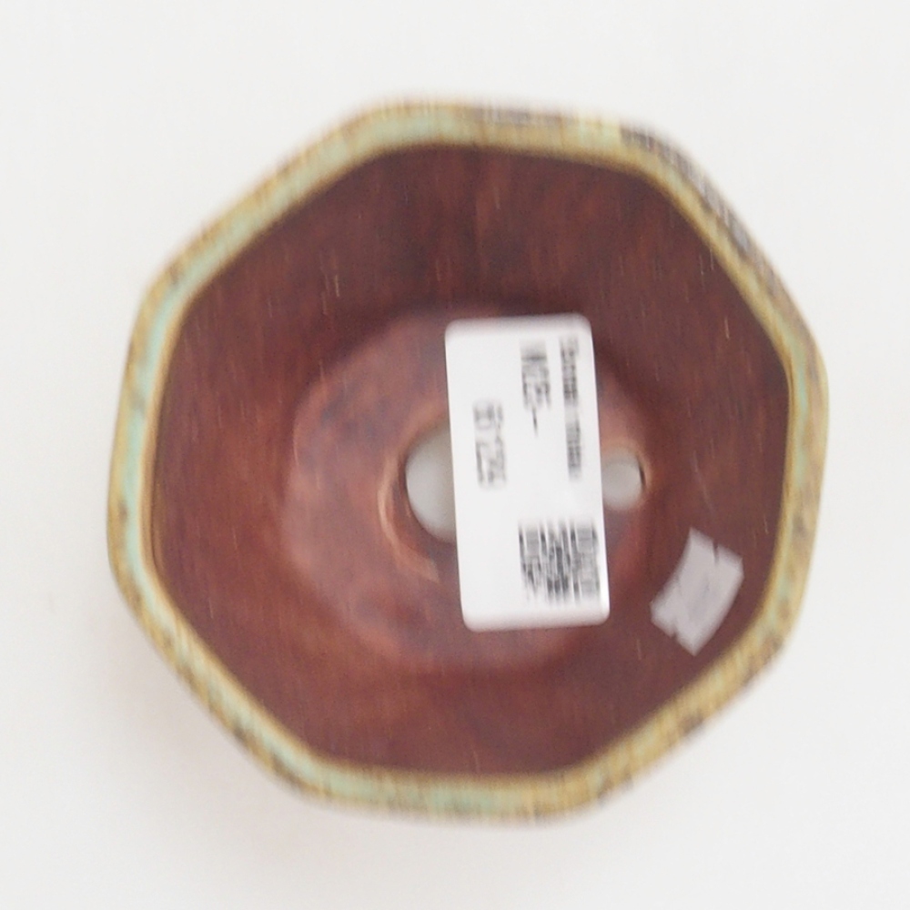 kerámia bonsai tál 10 x 8,5 x 4 cm, barna