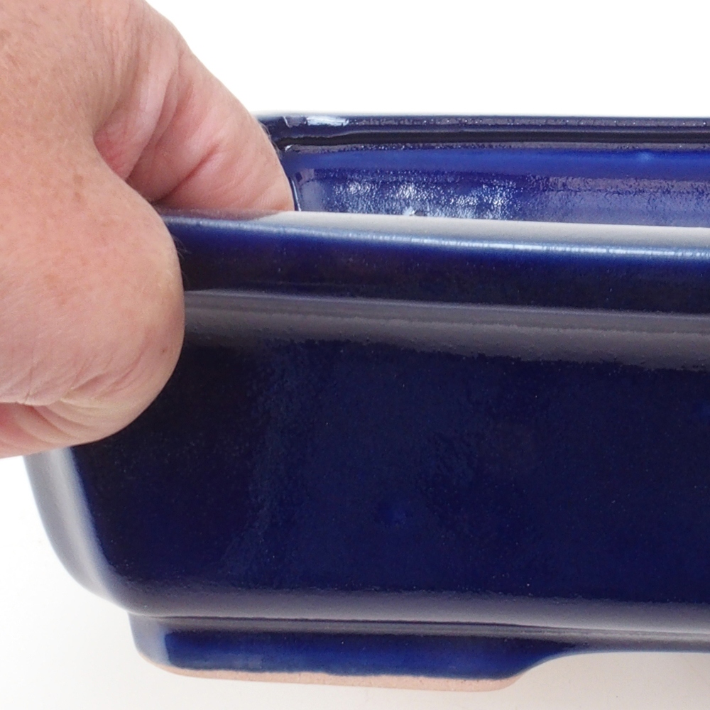 Bonsai tál H07 - 30 x 20,5 x 8 cm. - kék