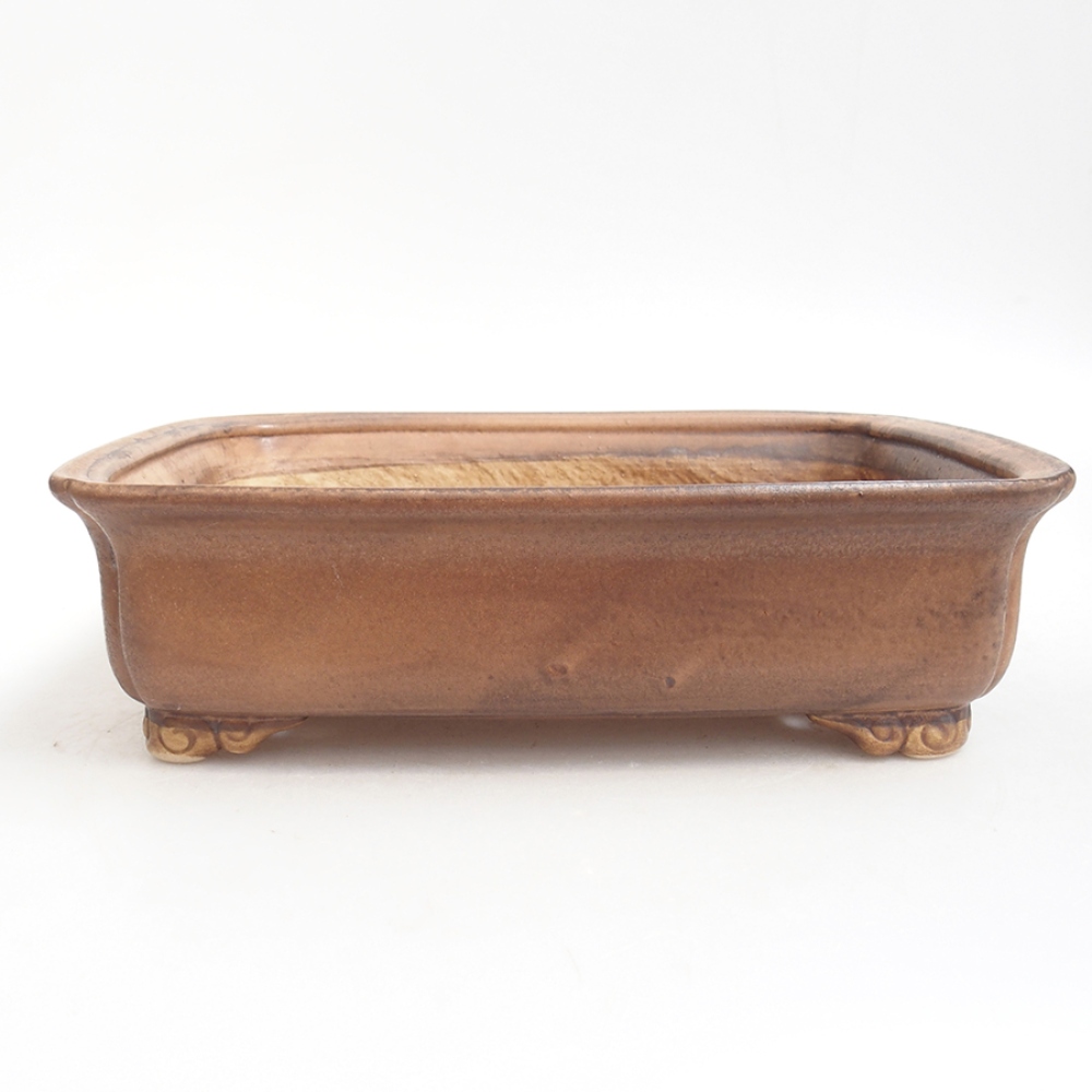 kerámia bonsai tál 25 x 20 x 7,5 cm, rózsaszínű