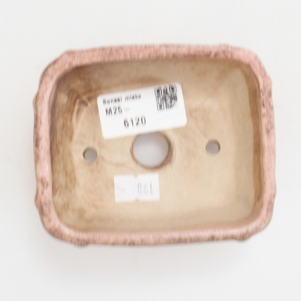 kerámia bonsai tál 10 x 8,5 x 4 cm, barna