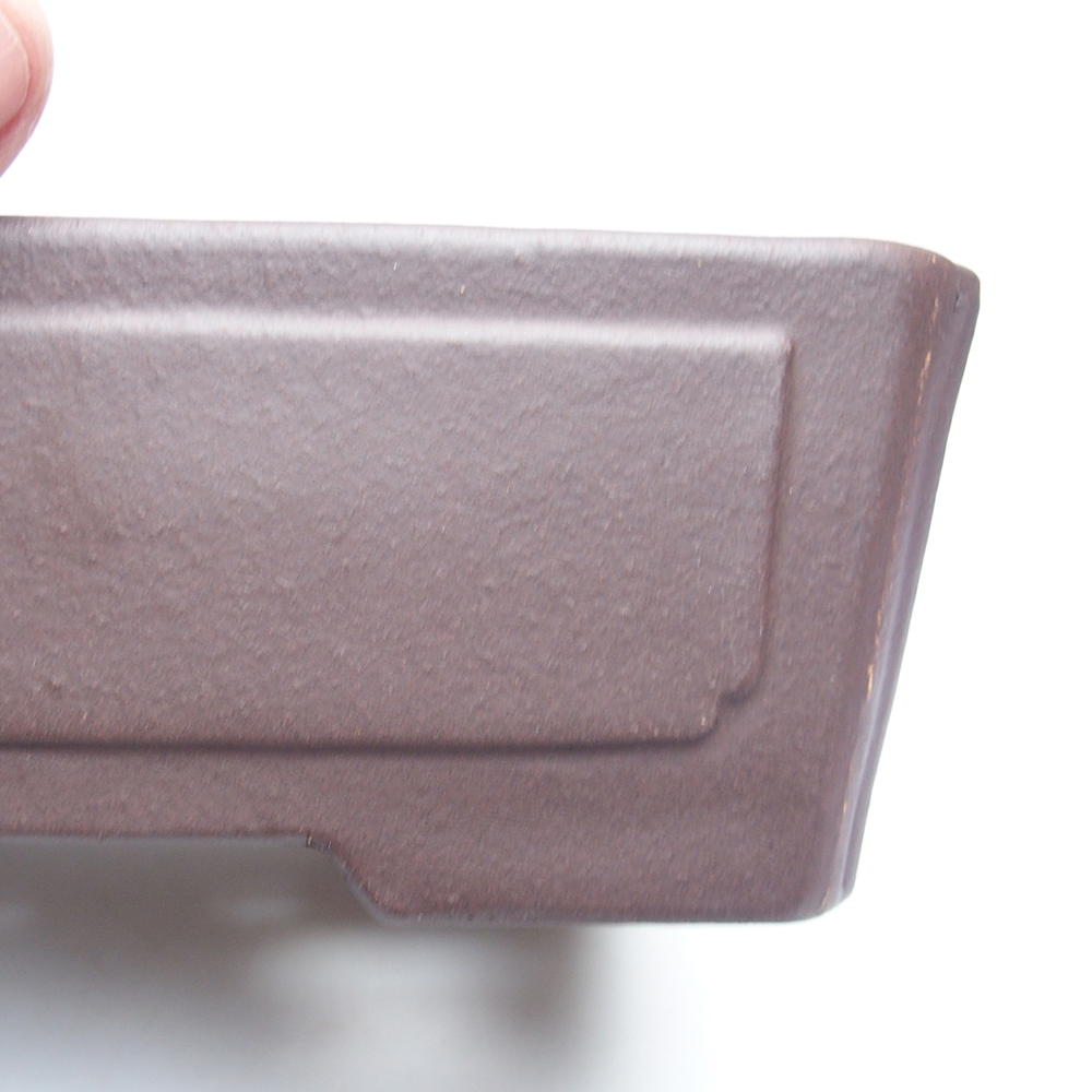 Tál 19 x 14 x 6,5 cm barna színben