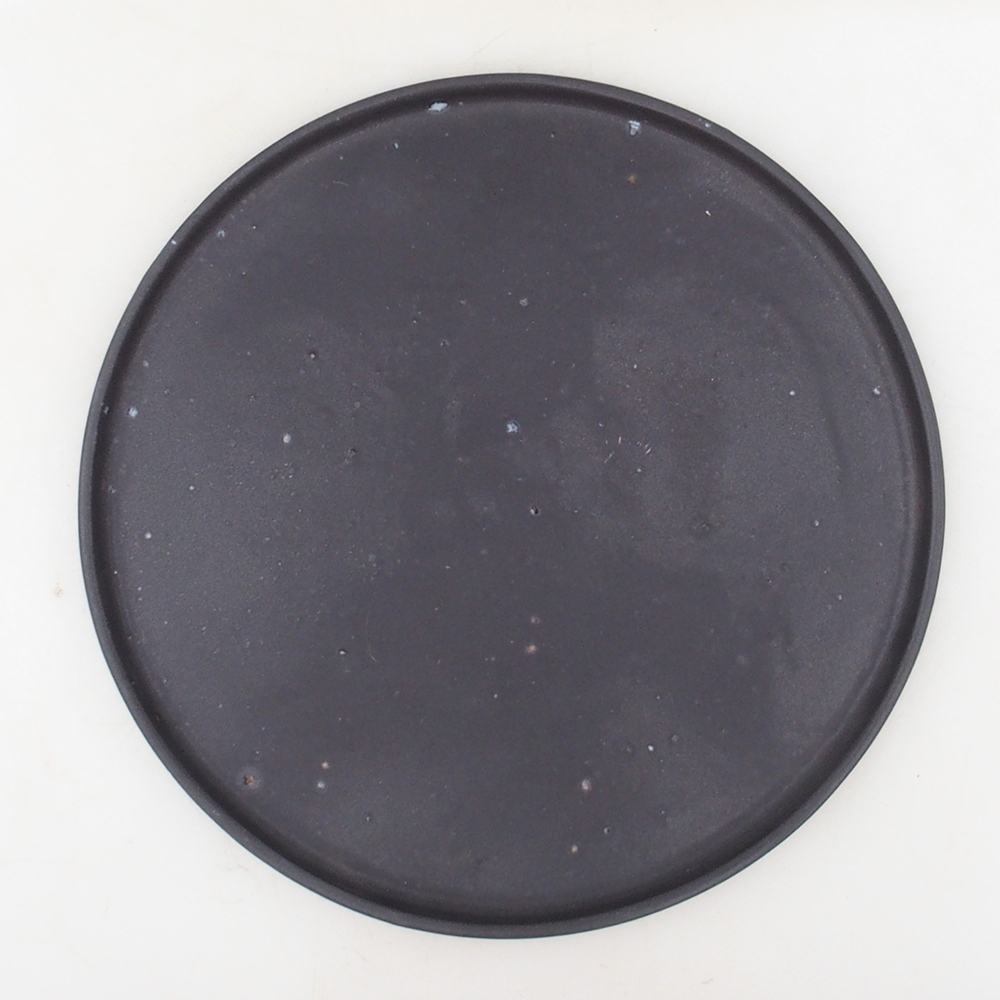 Kerek Bonsai konzol D7-M - 24,5 x 24,5 x 1 cm - fekete matt