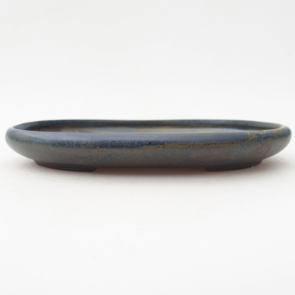 kerámia bonsai tál 22 x 17 x 5 cm, zöld