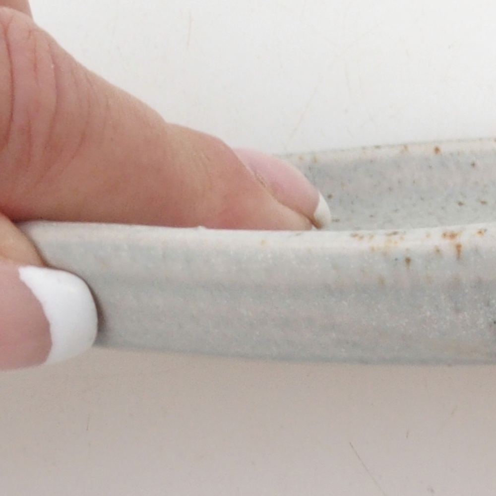 Kerámia tál H05 -11 x 8,5 x 1 cm - bézs színben