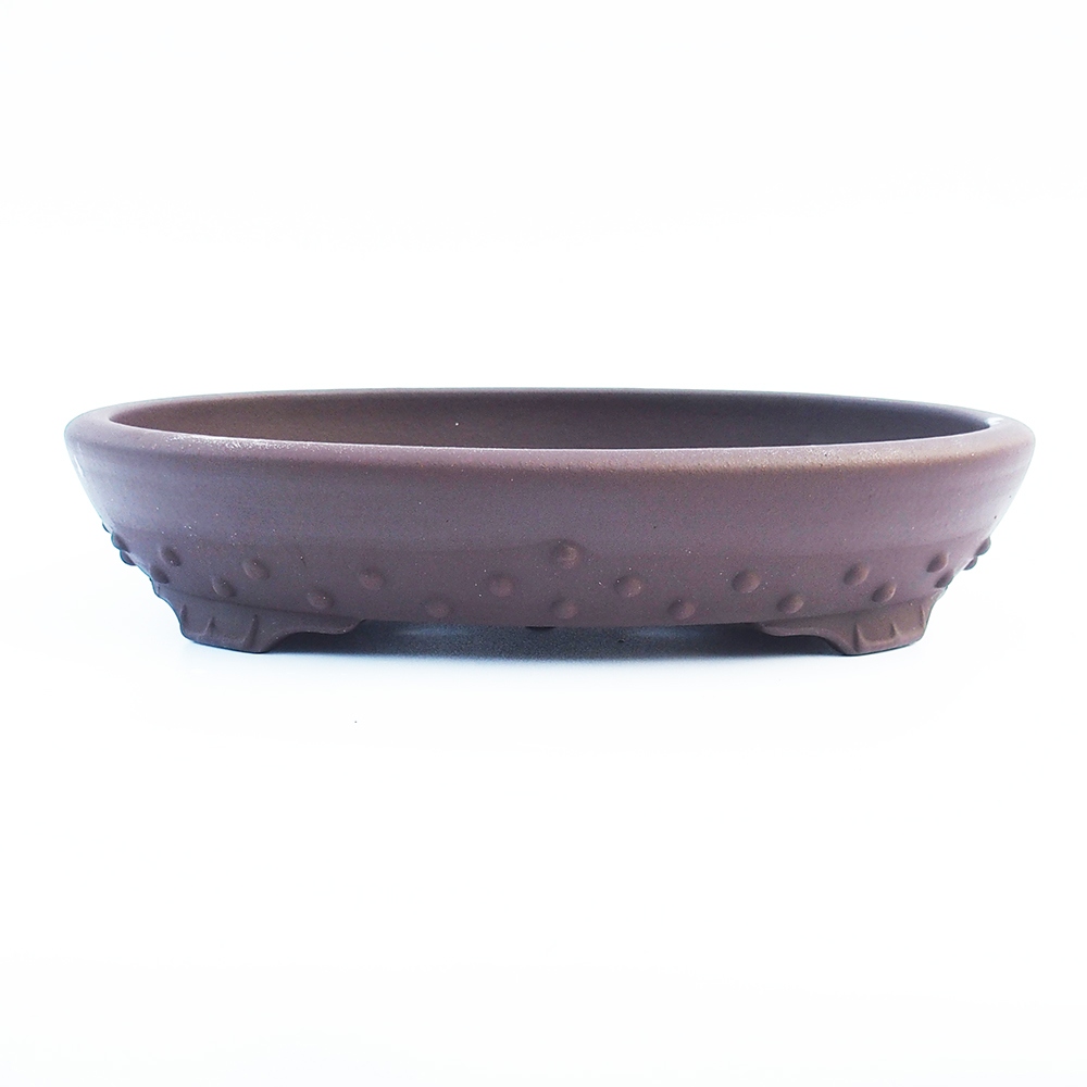 Tál 31 x 24 x 6,5 cm barna színben