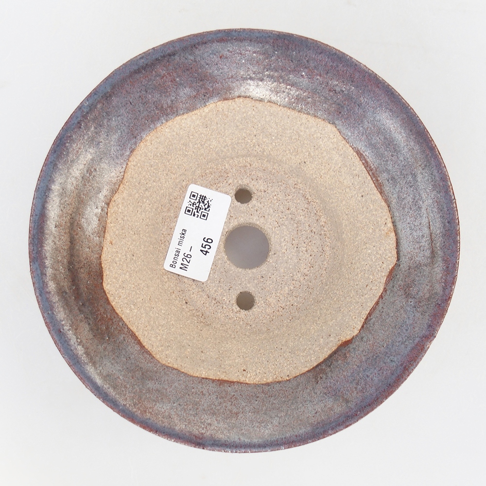 kerámia bonsai tál 16 x 16 x 7 cm, barna