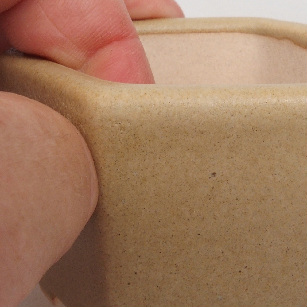 Mini bonsai tál 6,5 x 6 x 4 cm, barna