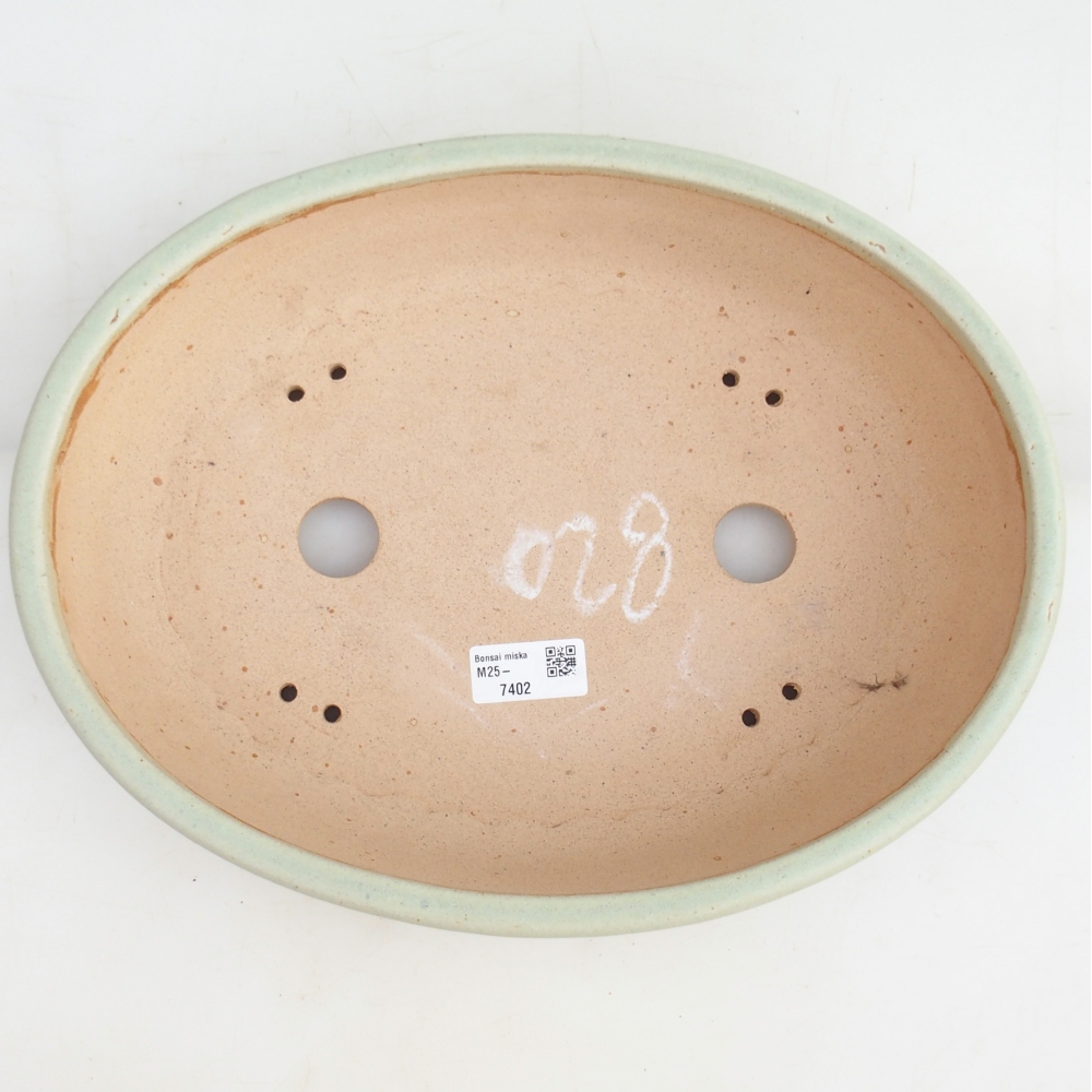 Bonsai tál 33 x 25 x 9 cm , zöld színű