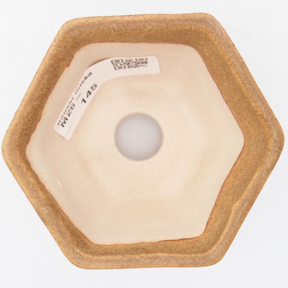 Mini bonsai tál 7,5 x 6,5 x 5 cm, barna