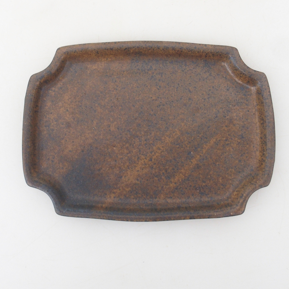 Kerámia tál H17 -15,5 x 11 x 1 cm - barna színben