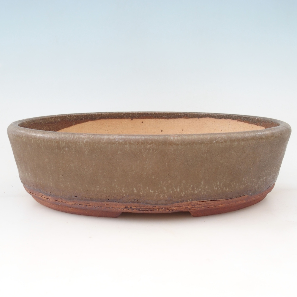 Bonsai tál 28,5 x 22 x 7 cm , színe barna