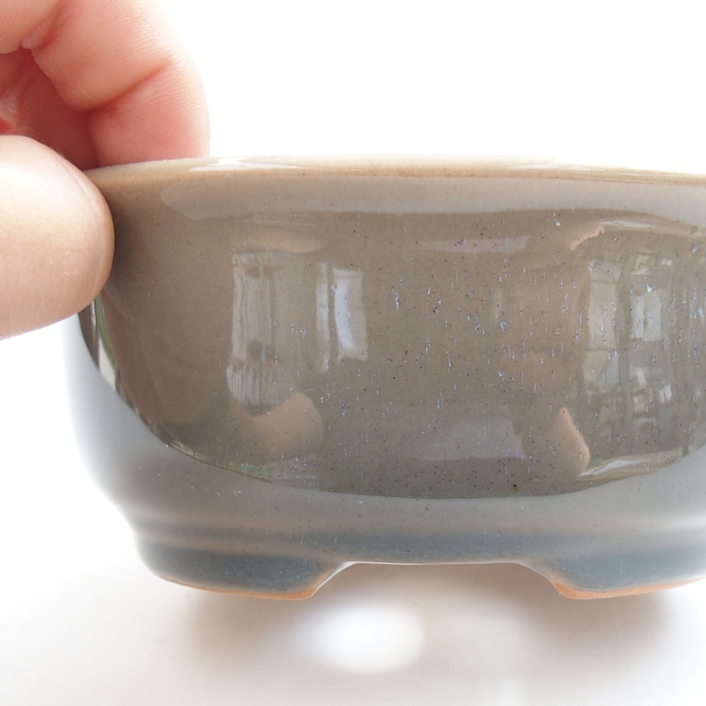 kerámia bonsai tál 22 x 17 x 5 cm, zöld