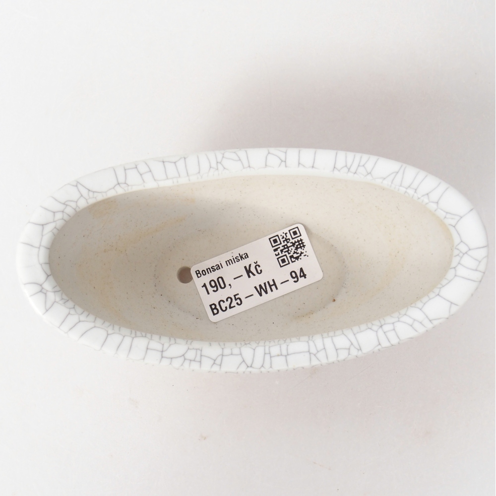 kerámia bonsai tál 12,5 x 6,5 x 5,5 cm, raku színben