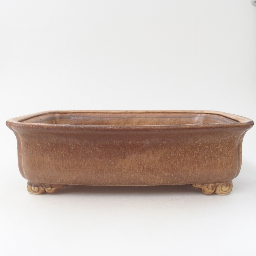 kerámia bonsai tál 25 x 20 x 7 cm, rózsaszínű