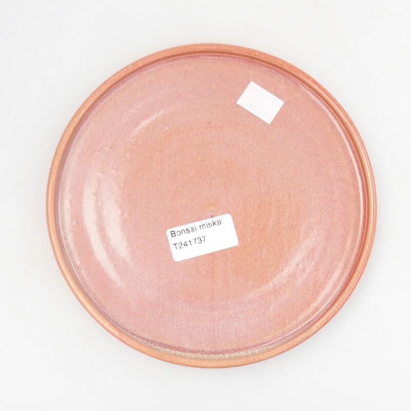 KÉZZEL FONOTT BONSAI TÁL - 18 X 18 X 1,5 CM , NARANCSSÁRGA SZÍNBEN