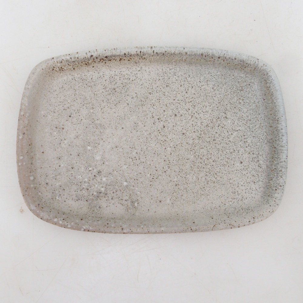 Kerámia csészealj H02 - 17,5 x 12 x 1 cm - bézs színű