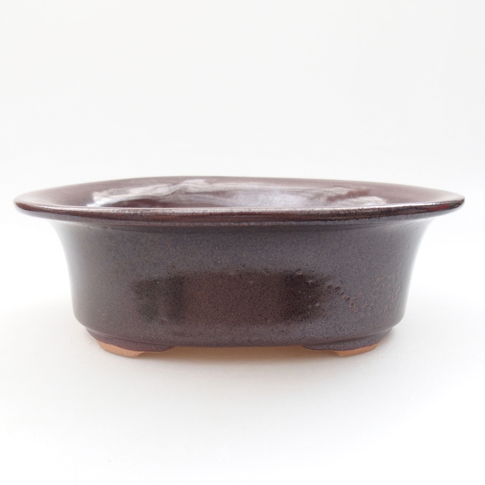 kerámia bonsai tál 22 x 17 x 5 cm, zöld