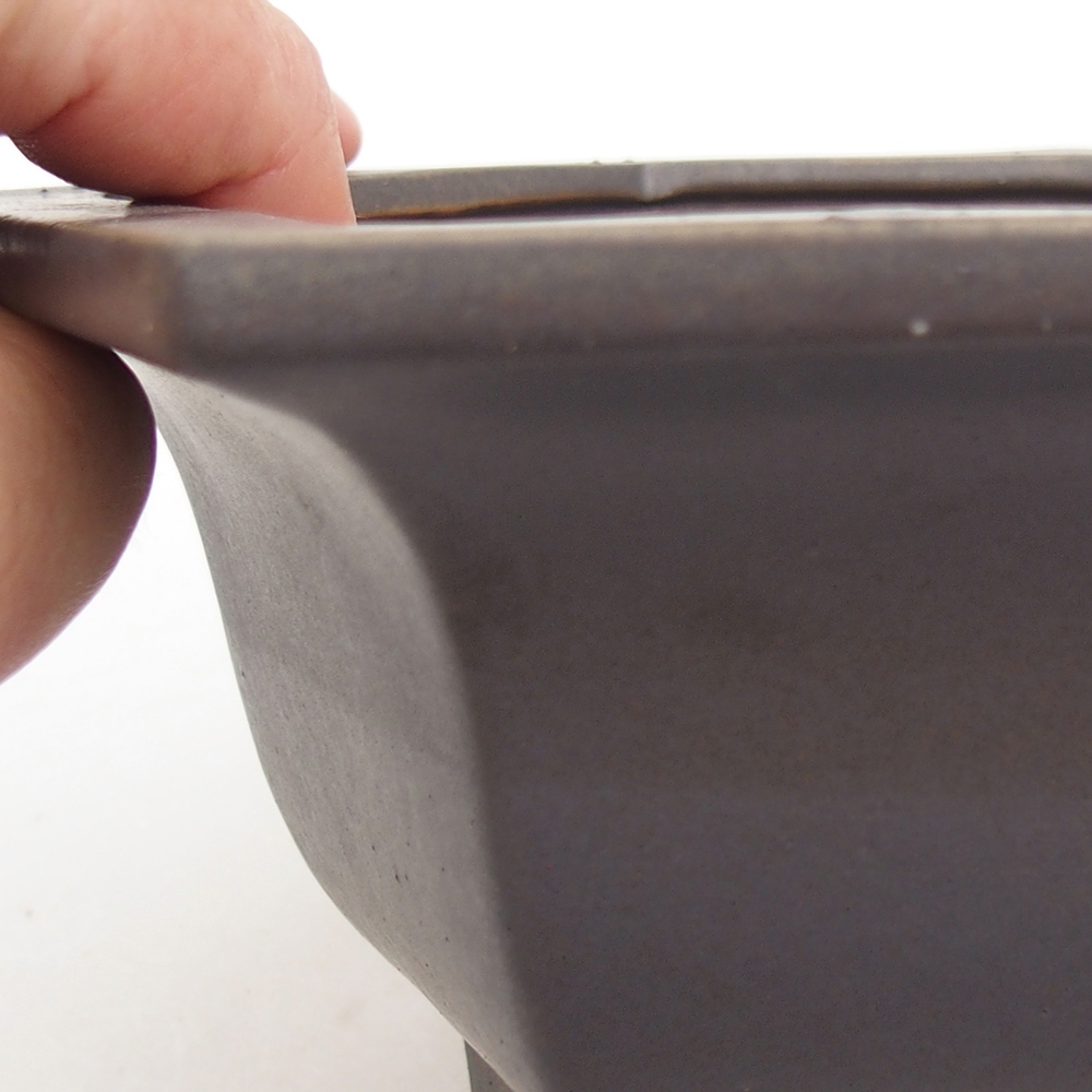 kerámia bonsai tál 18 x 16 x 9 cm, zöld