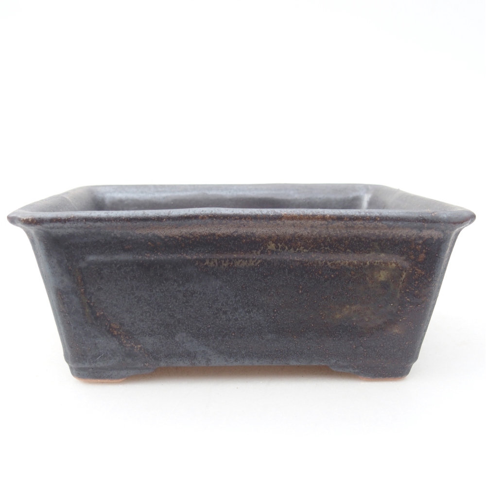 kerámia bonsai tál 13,5 x 10 x 5,5 cm, barna
