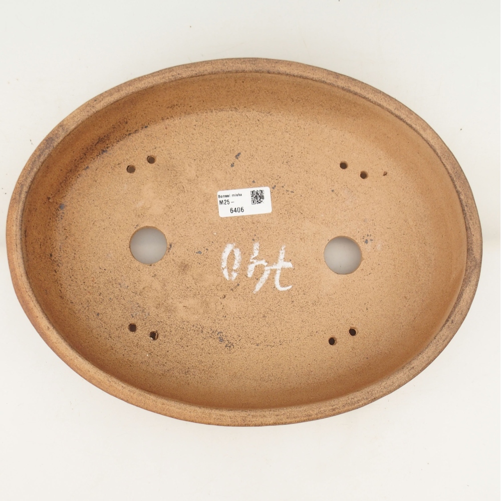 Bonsai tál 32,5 x 25 x 8 cm , színe barna