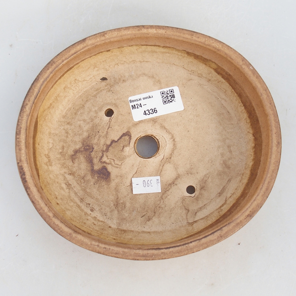 kerámia bonsai tál 18,5 x 16,5 x 4 cm, rózsaszínű