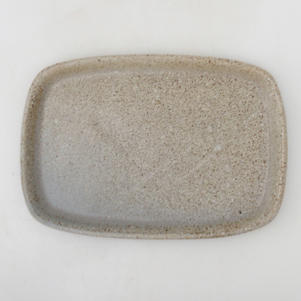 Kerámia tál H08 - 22,5 x 16 x 1 cm - bézs színű