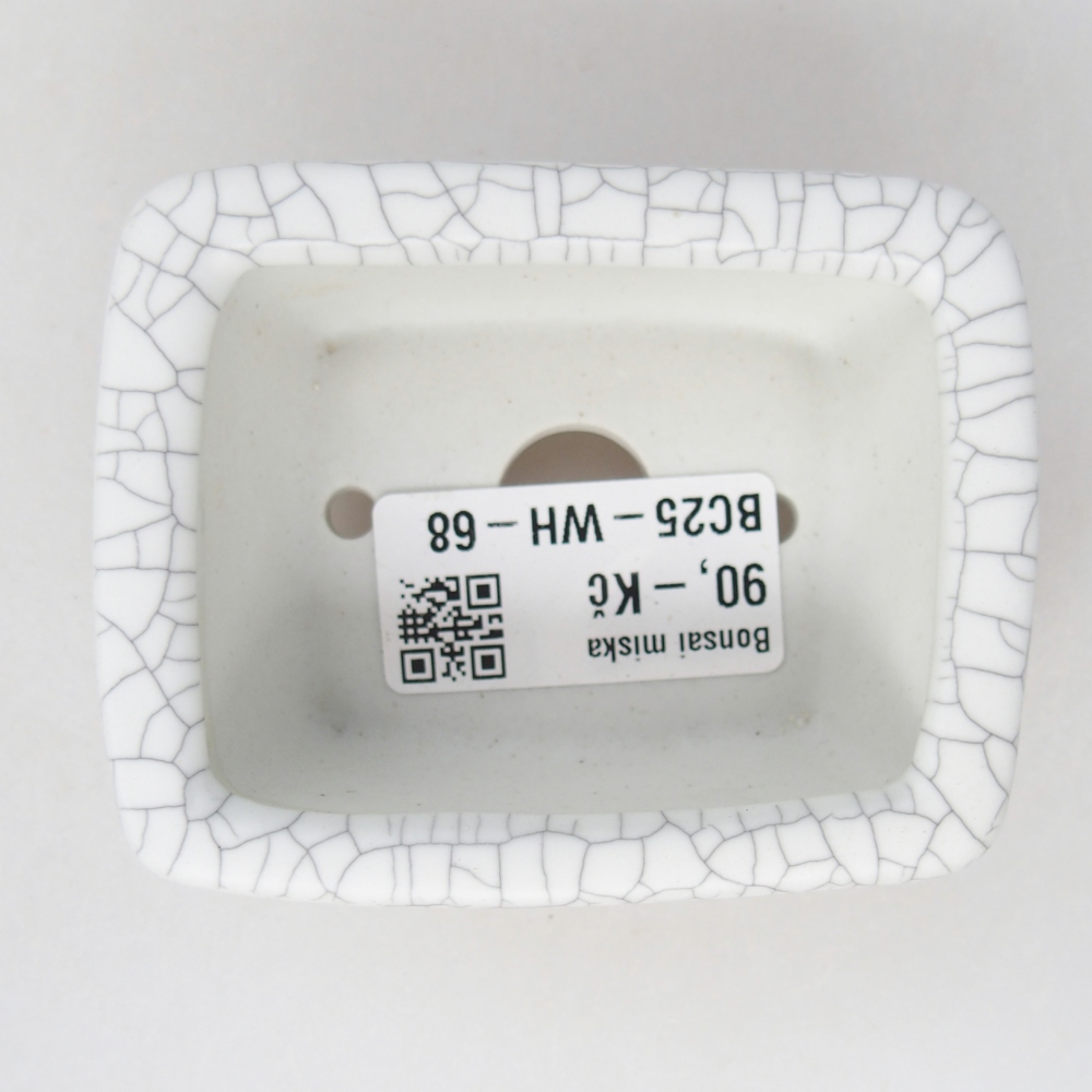 Mini bonsai tál 8 x 6,5 x 3,5 cm, raku színben