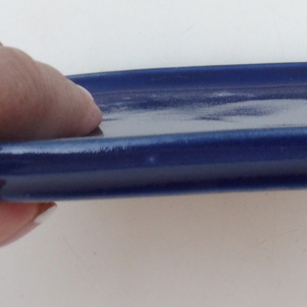 Kerámia tál H37 -14,5 x 13 x 1 cm - kék