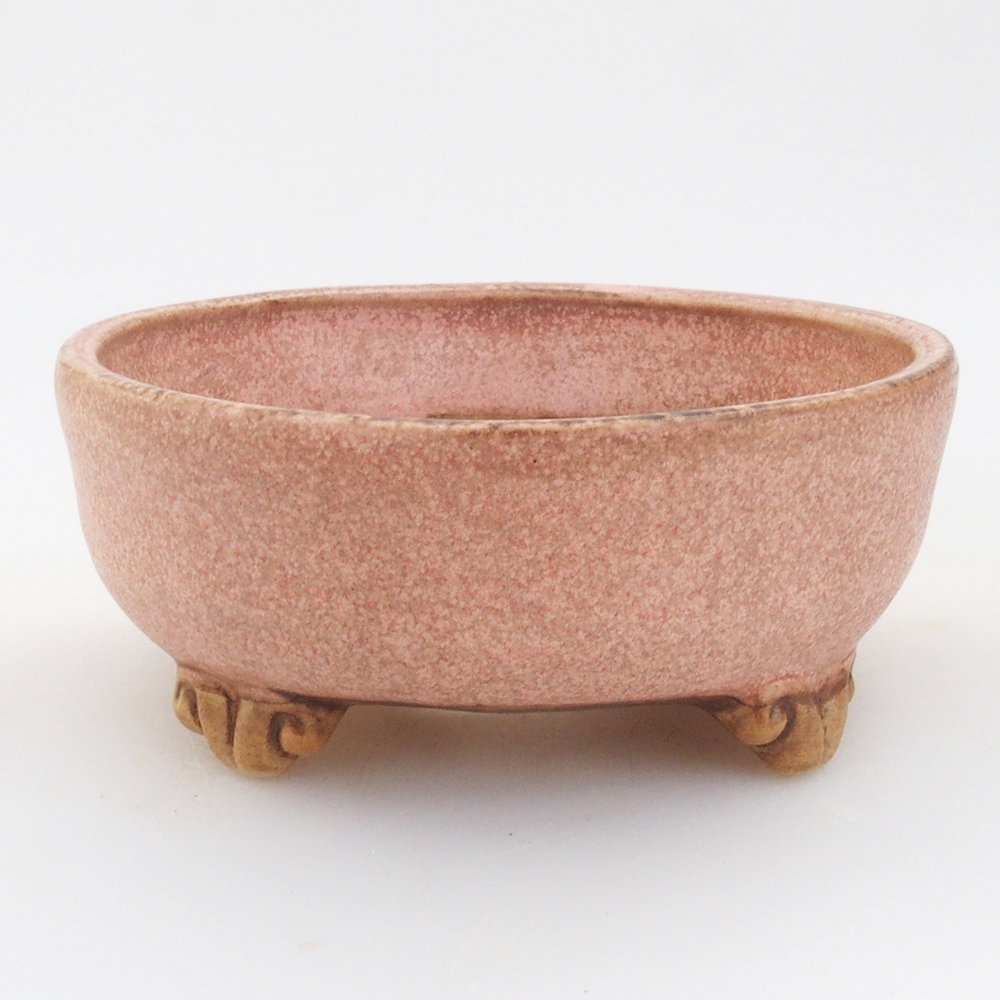 kerámia bonsai tál 10 x 8,5 x 4 cm, barna